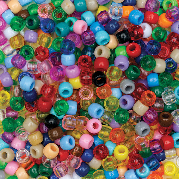 Open in modal - Pony Beads, Pkg of 1000