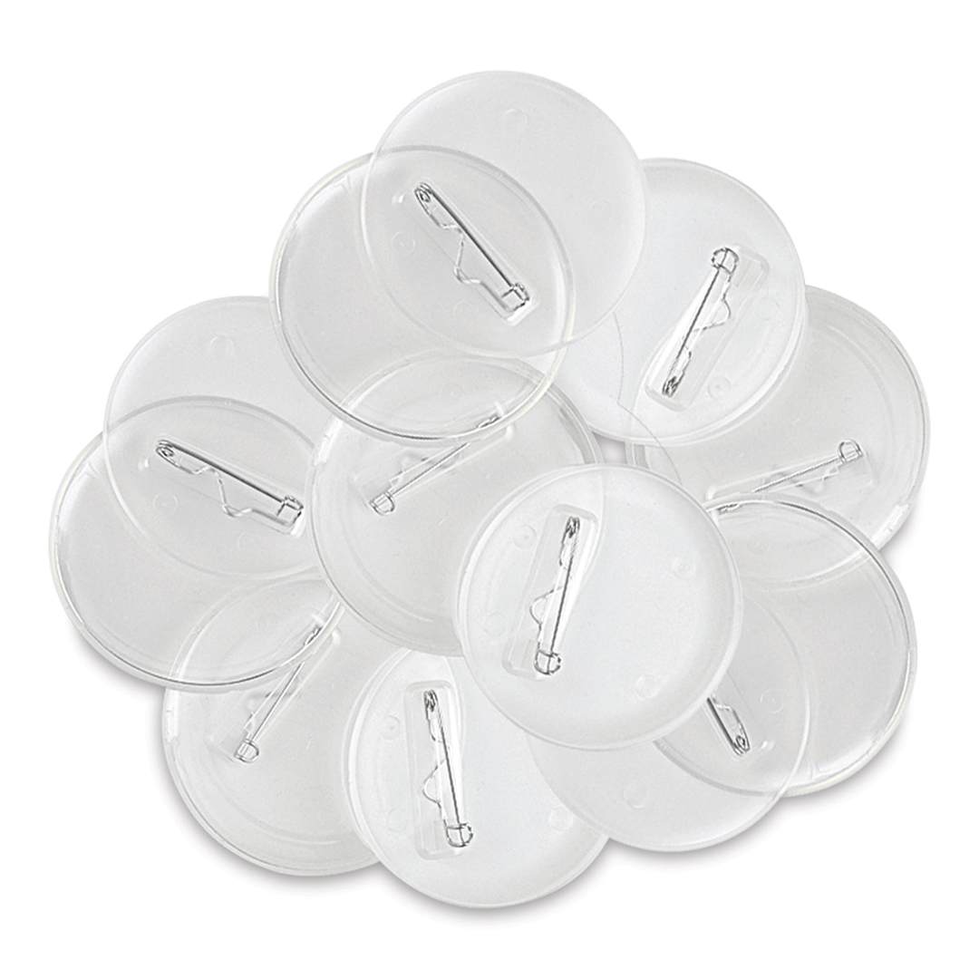 Open in modal - Snap-In Plastic Buttons - 2.25" diameter, Pkg of 12