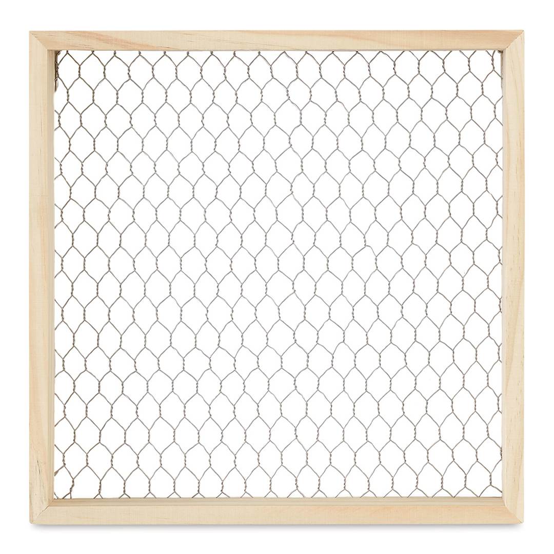 Open in modal - Chicken Wire Shadow Box