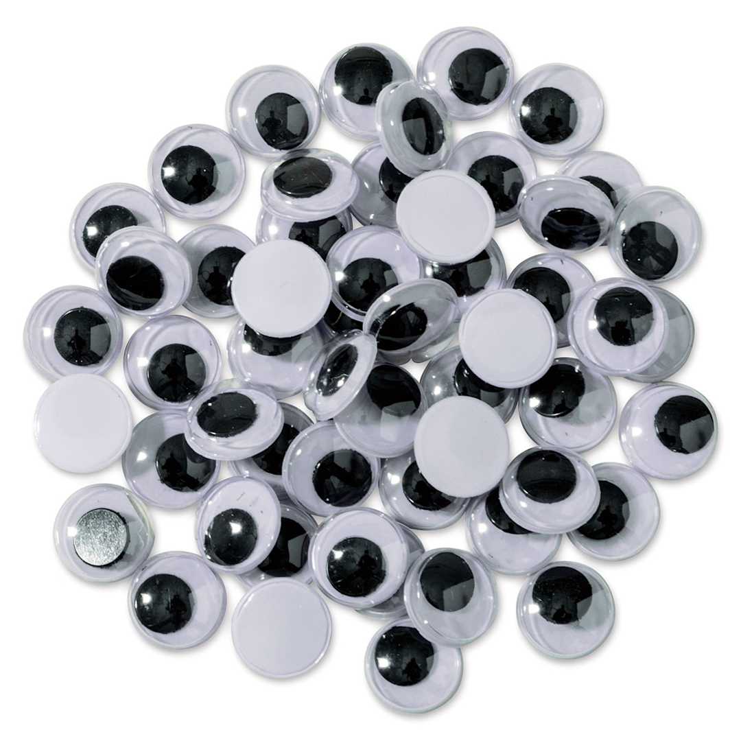 Open in modal - Creativity Street Wiggle Eyes - Black, 10 mm, Round, Package of 50
