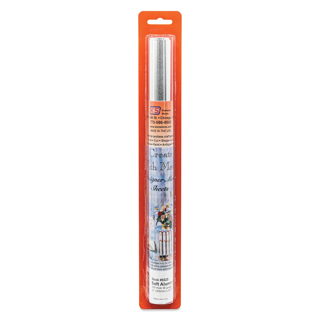 Open in modal - K&S Foil Rolls - Soft Aluminium, 0.005"