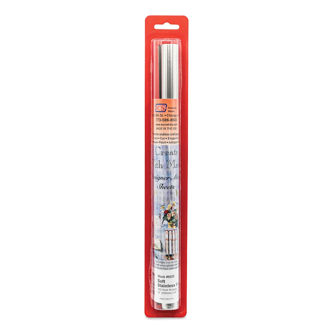 Open in modal - K&S Foil Rolls - Stainless Steel, 0.002"