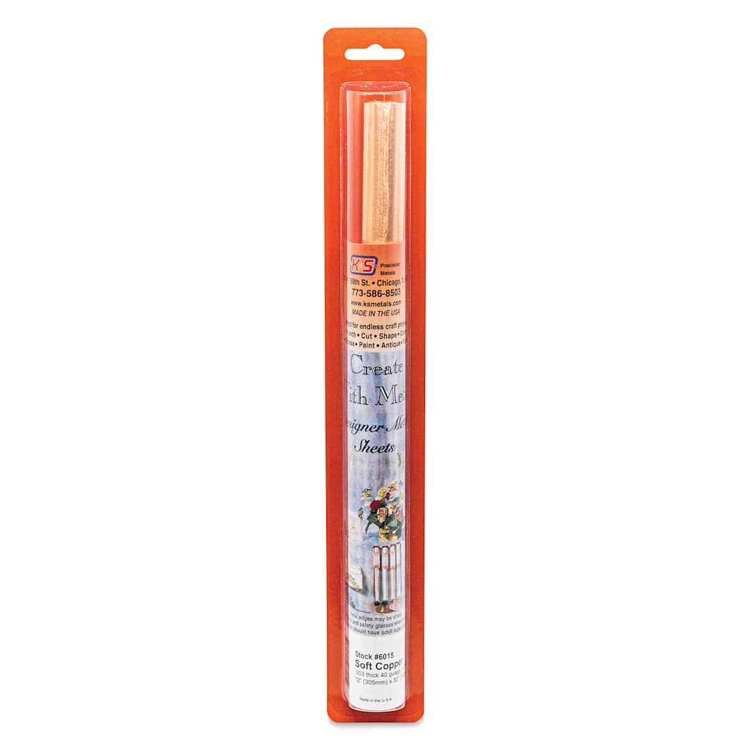 Open in modal - K&S Foil Rolls - Copper, 0.003"