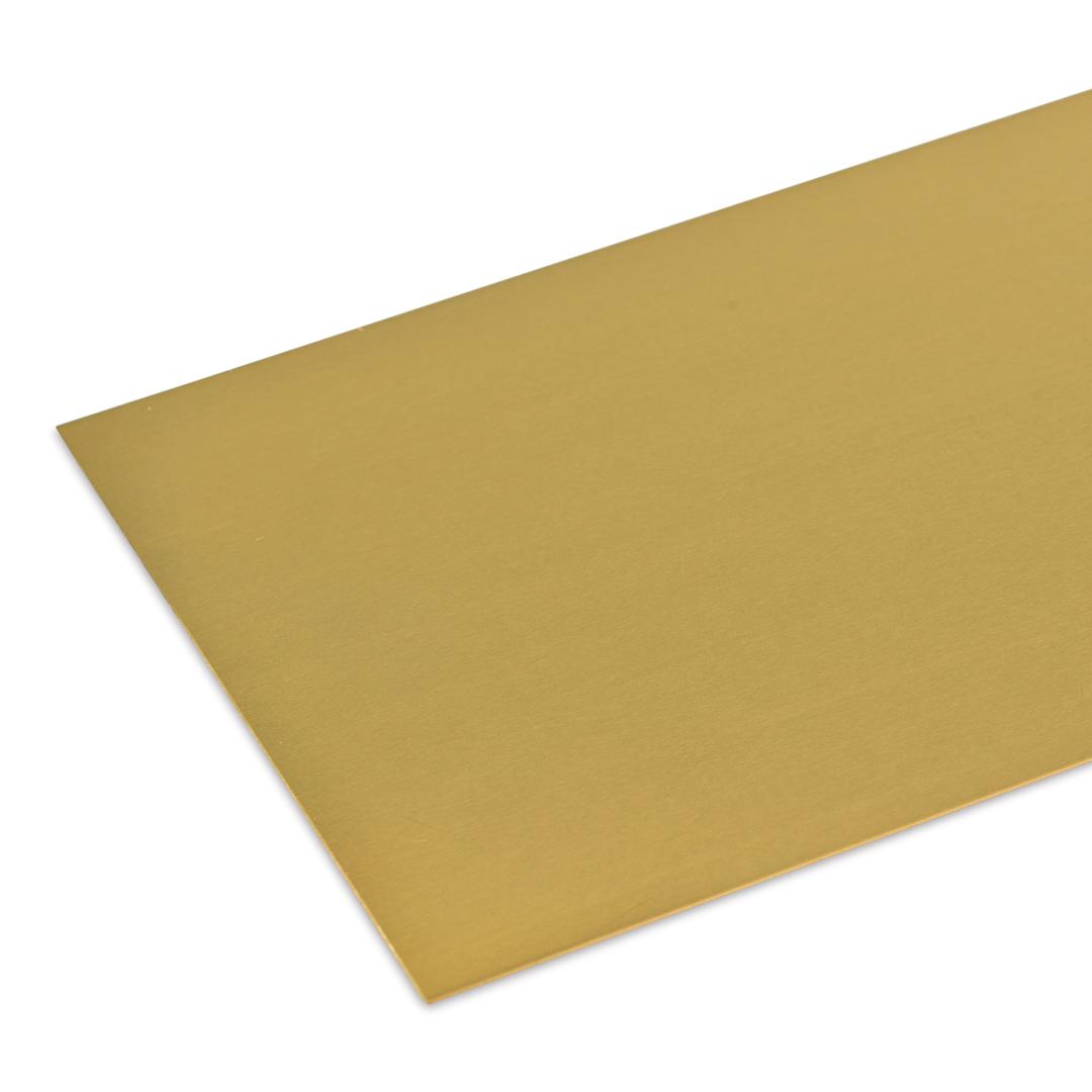 Open in modal - K&S Metal Sheet - Brass, 4" x 10", 0.015" Thick