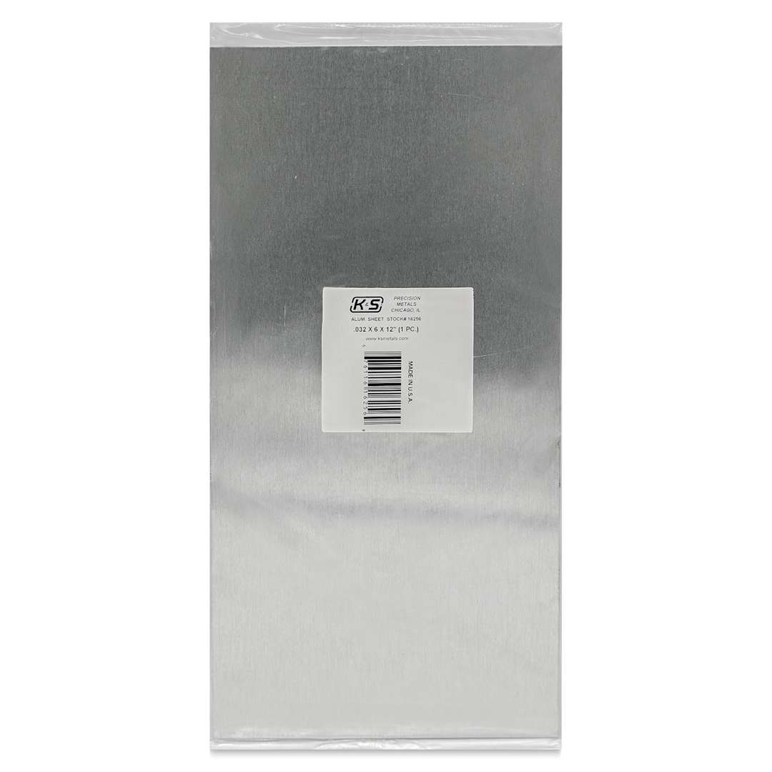 Open in modal - K&S Metal Sheet - Aluminum, 6" x 12", 0.032" Thick