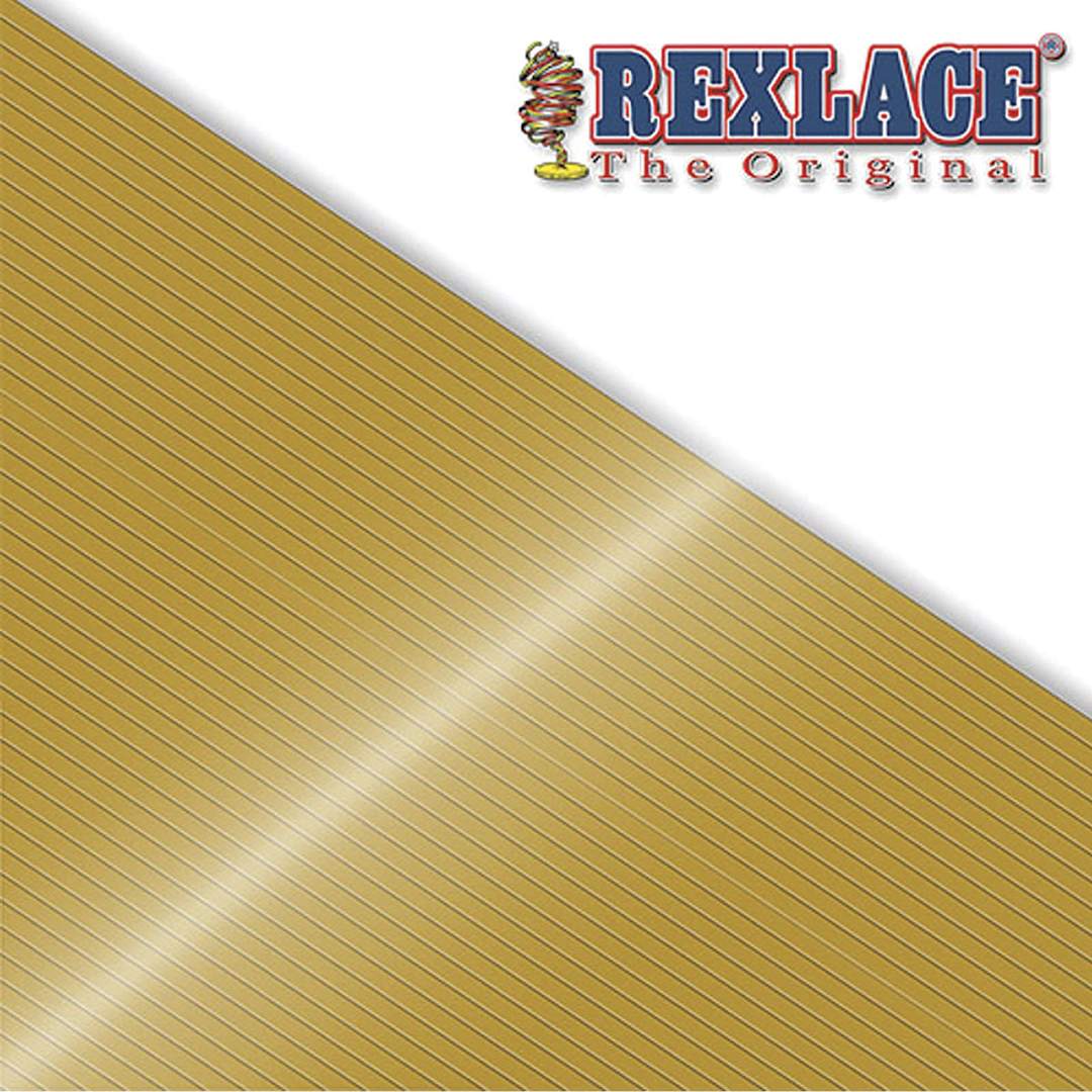 Open in modal - Pepperell Rexlace Britelace Holographic Plastic Lacing - 50 yards, Gold  Metallic