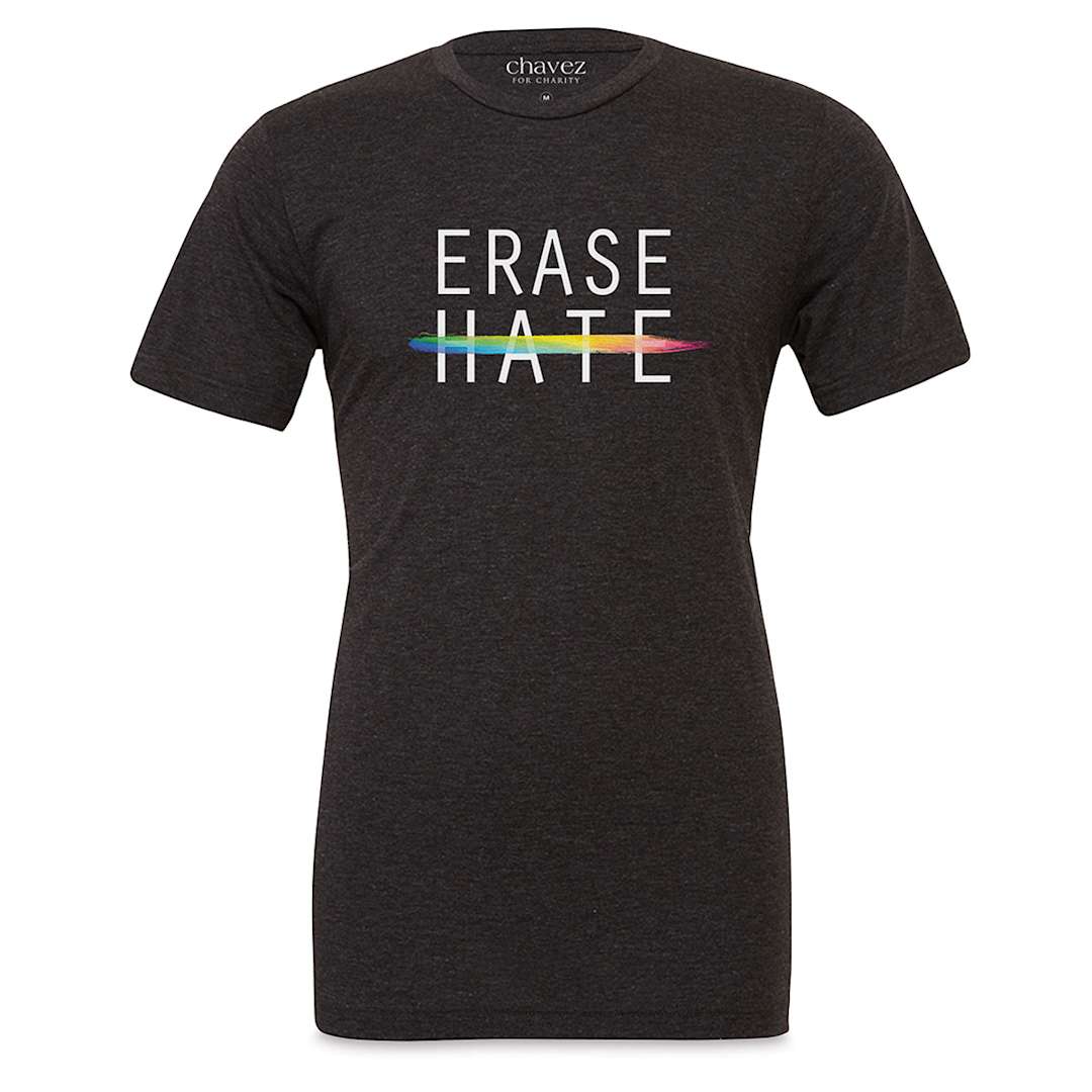 Open in modal - Chavez for Charity Erase Hate T-shirt