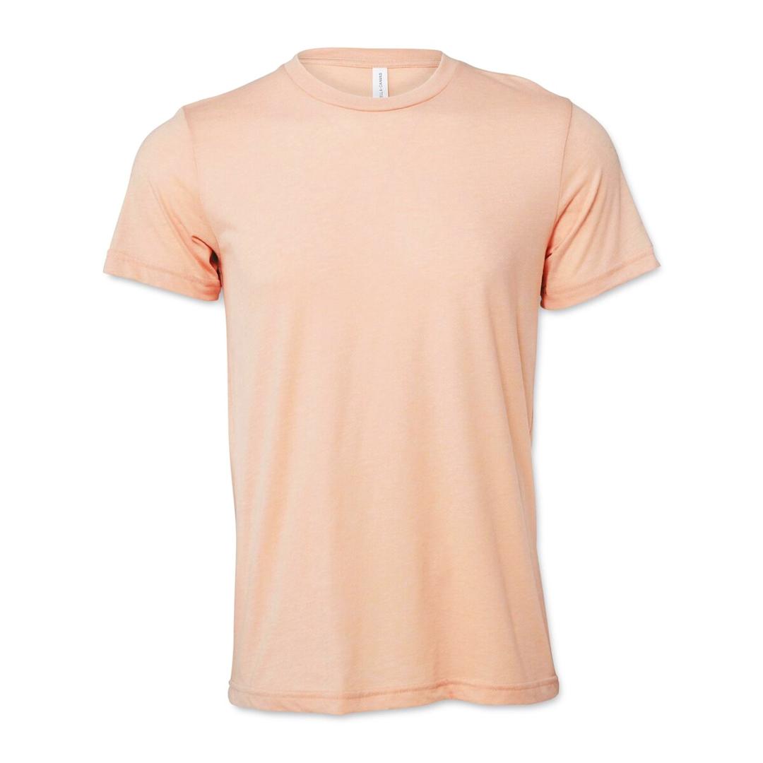 Open in modal - Bella Canvas Unisex T-shirt - Peach Heather, X-Large