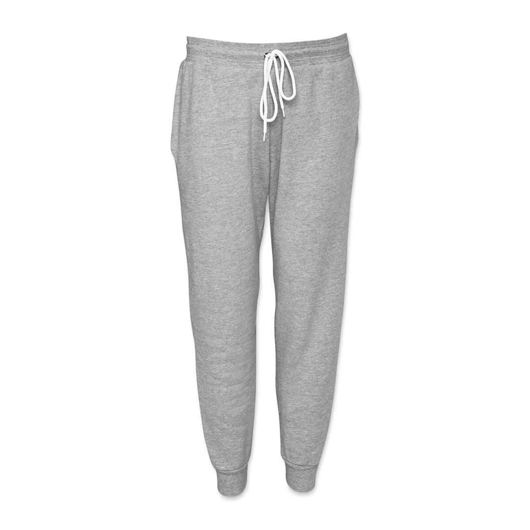 Open in modal - Bella Canvas Unisex Jogger Sweatpants - Athletic Heather, Medium - front