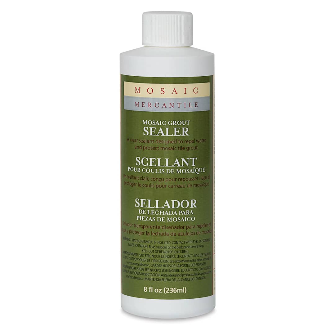 Open in modal - Mosaic Mercantile Mosaic Grout Sealer - Front of 8 oz bottle
