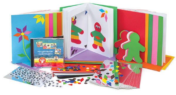Open in modal - Create-a-Storybook Treasure Box - Components shown with one partially completed book