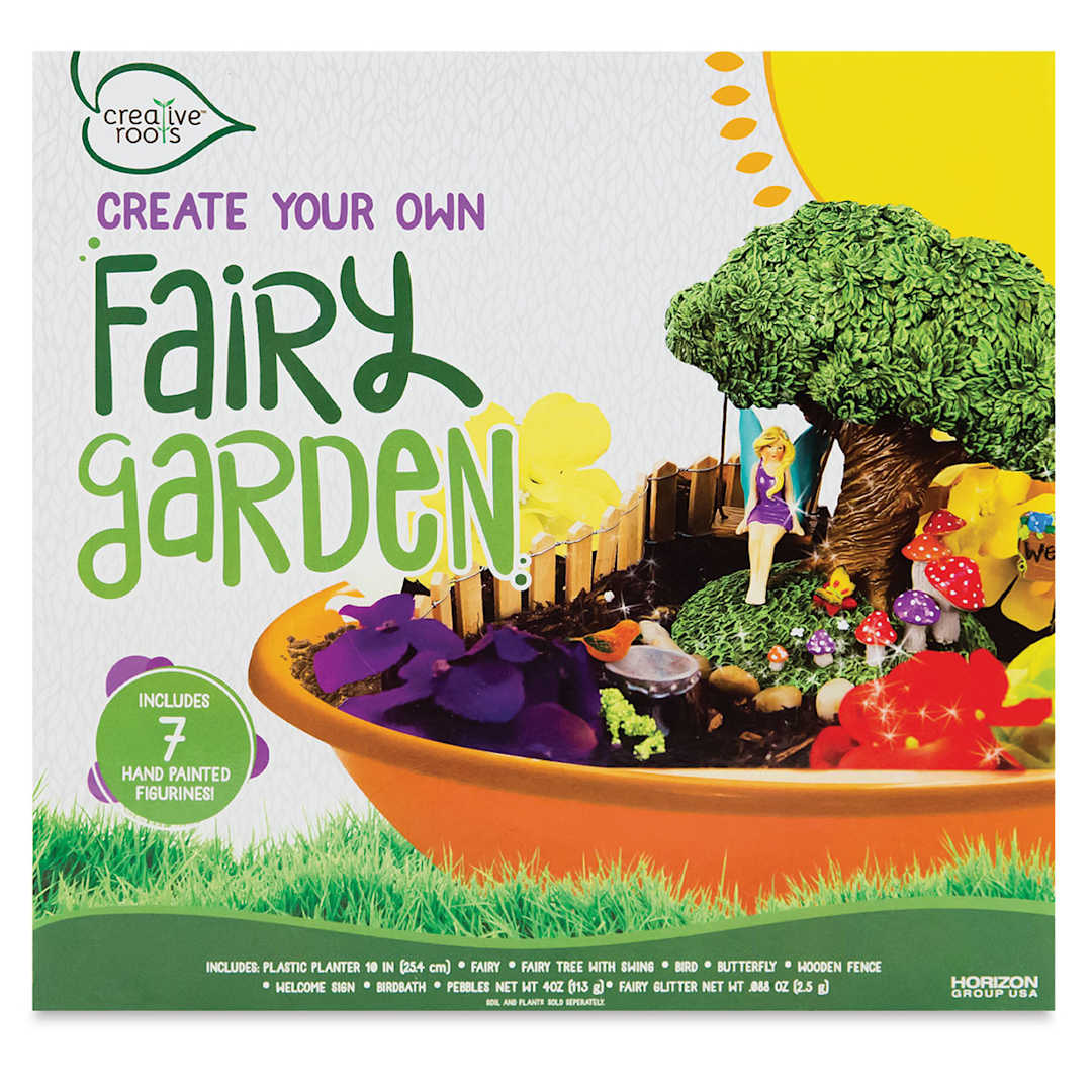 Open in modal - Create Your Own Garden Kits - Front of Fairy Garden package
