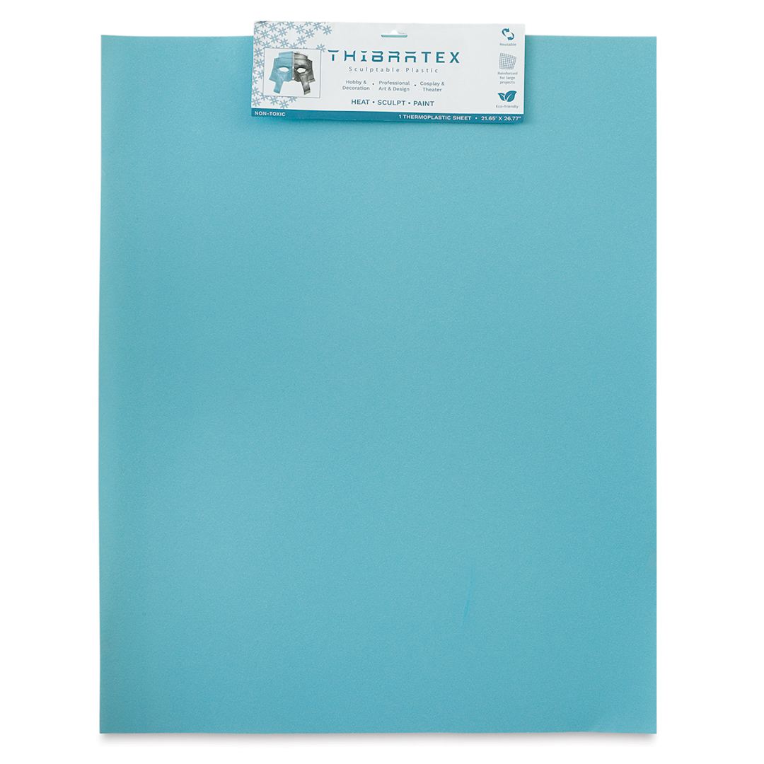Open in modal - Thibra Tex Sculptable Plastic - Front of package of 21 11/16" x 26 12/16" sheet