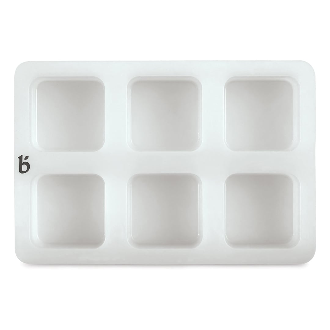 Open in modal - Bramble Berry Silicone Mold - Top view of 6 Square Silicone Mold