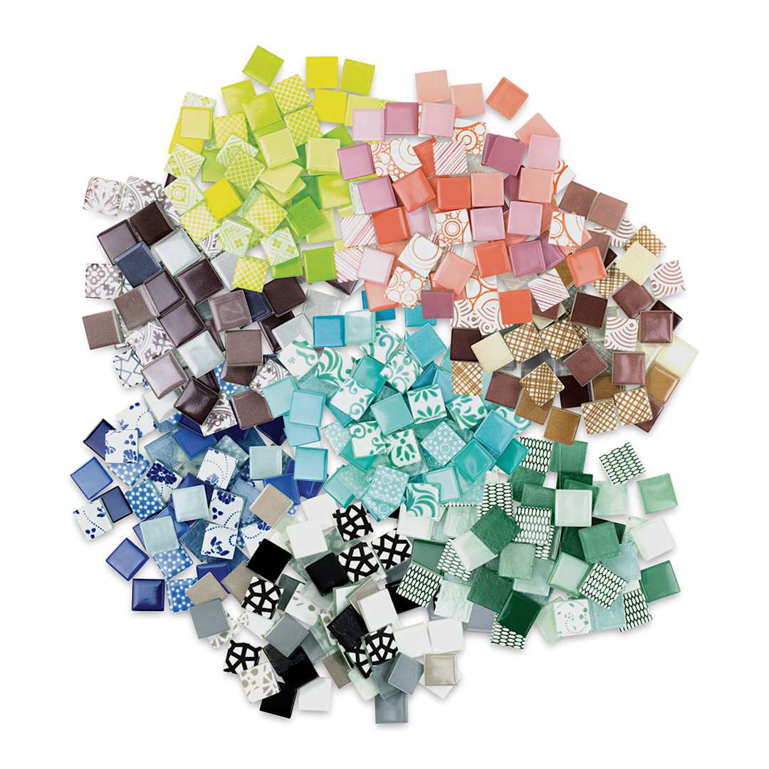 Open in modal - Mosaic Mercantile Patchwork Tiles - Mega Mix, 3 lb
