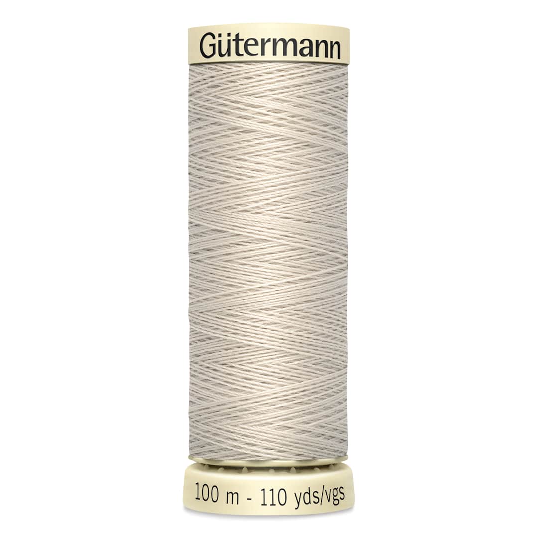 Open in modal - Gutermann Sew-All Polyester Thread - Dark Bone, 110 yd Spool