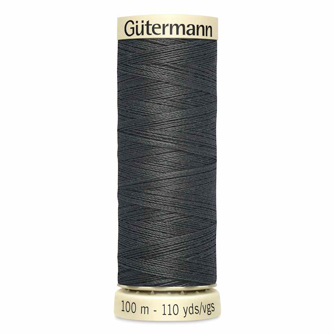 Open in modal - Gutermann Sew-All Polyester Thread - Charcoal, 110 yd Spool
