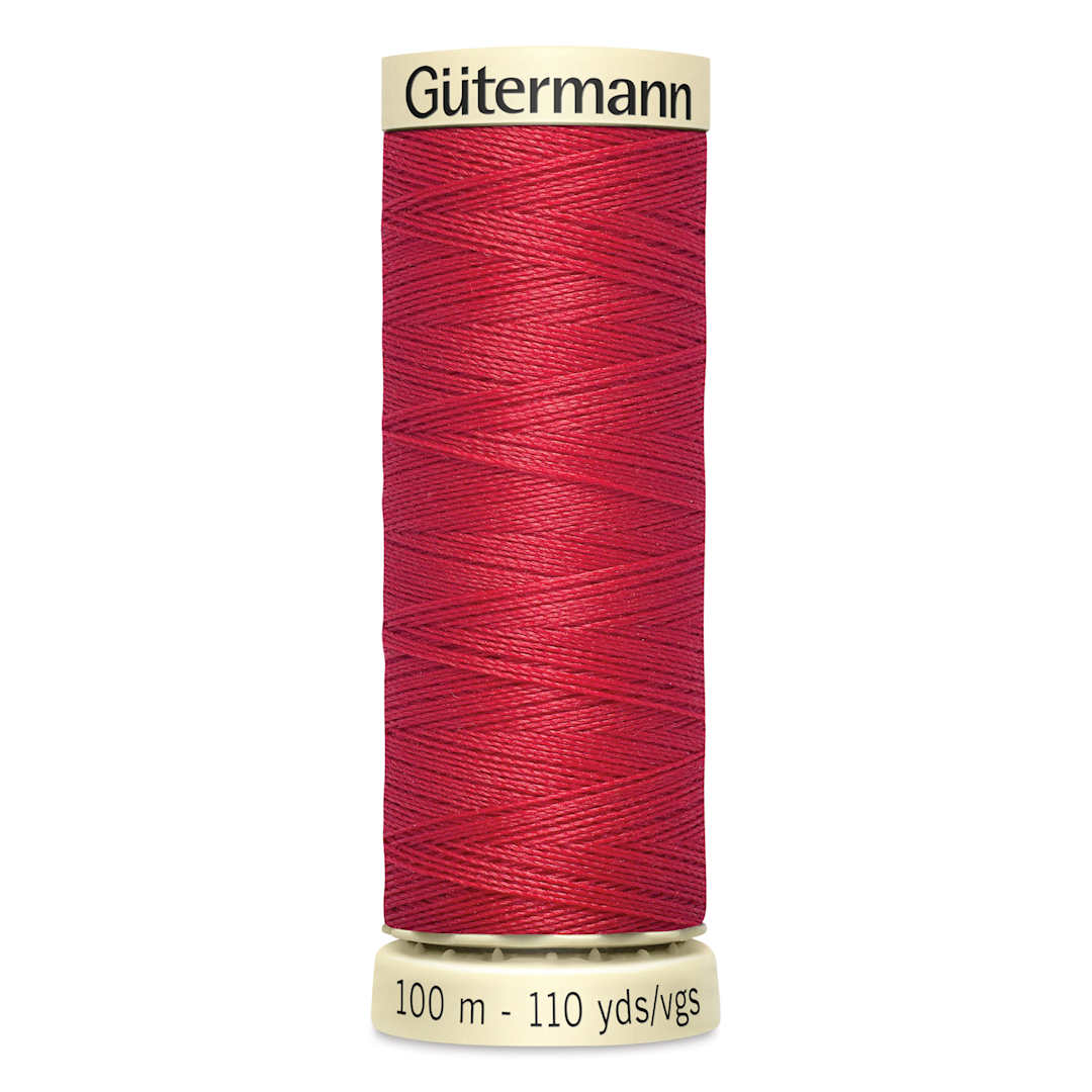Open in modal - Gutermann Sew-All Polyester Thread - True Red, 110 yd Spool