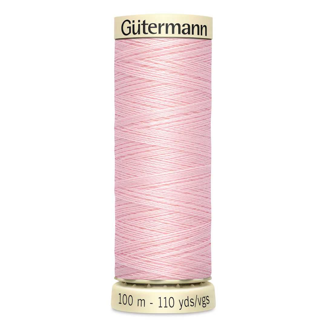 Open in modal - Gutermann Sew-All Polyester Thread - Petal Pink, 110 yd Spool