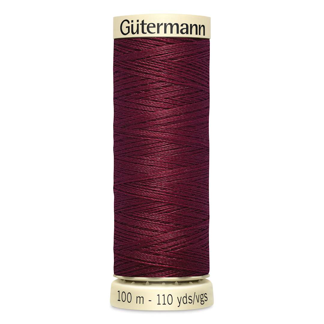Open in modal - Gutermann Sew-All Polyester Thread - Maroon, 110 yd Spool