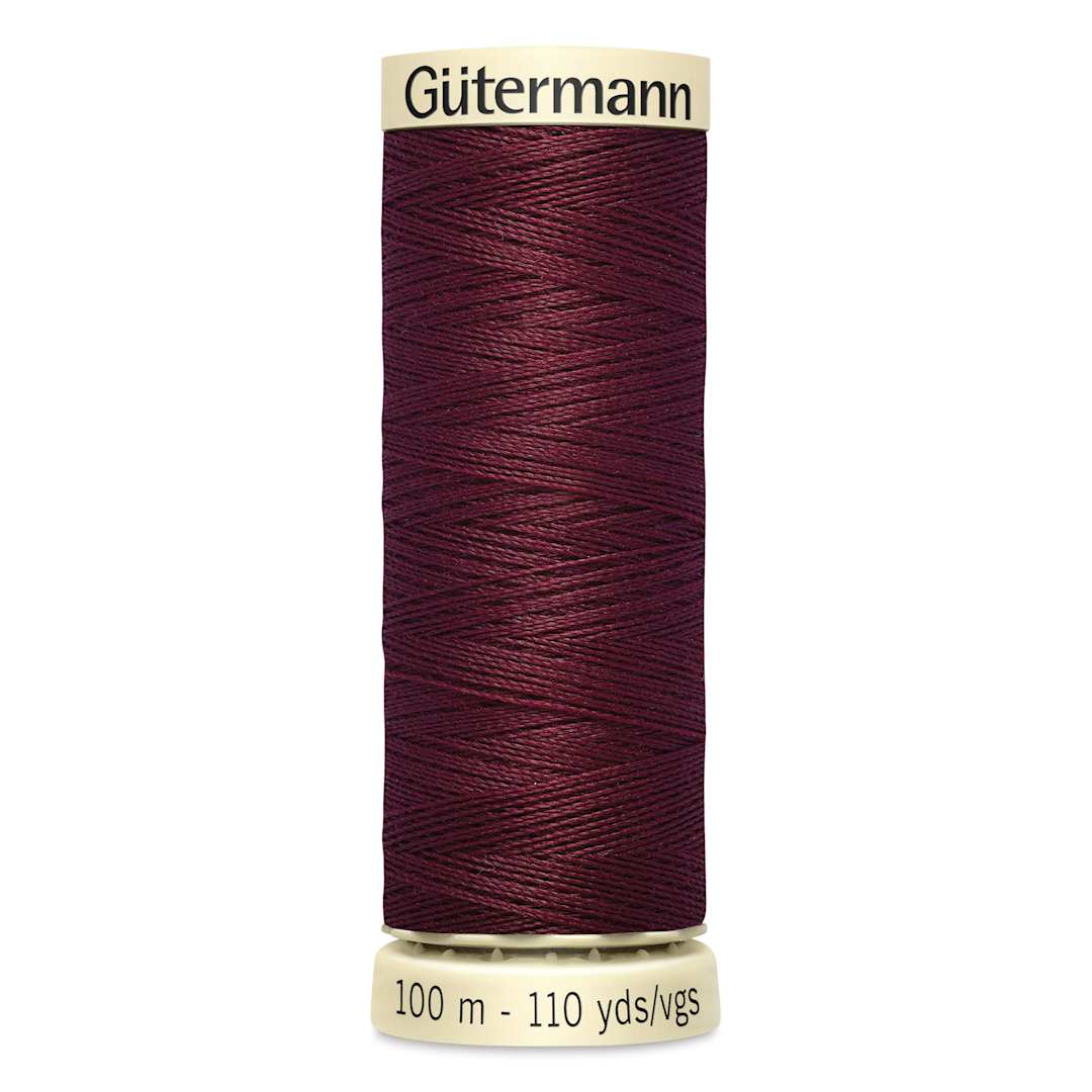 Open in modal - Gutermann Sew-All Polyester Thread - Burgundy, 110 yd Spool