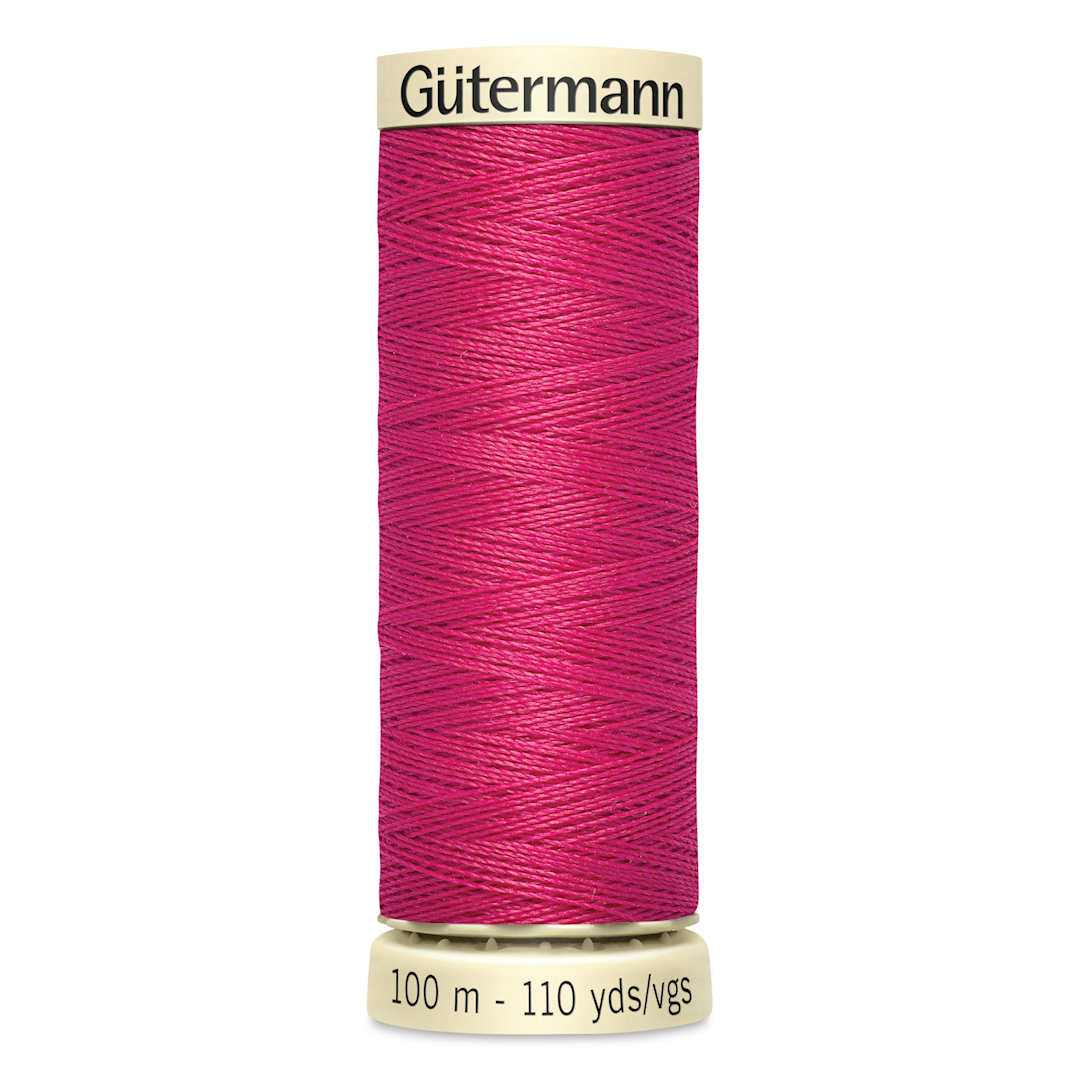 Open in modal - Gutermann Sew-All Polyester Thread - Raspberry, 110 yd Spool