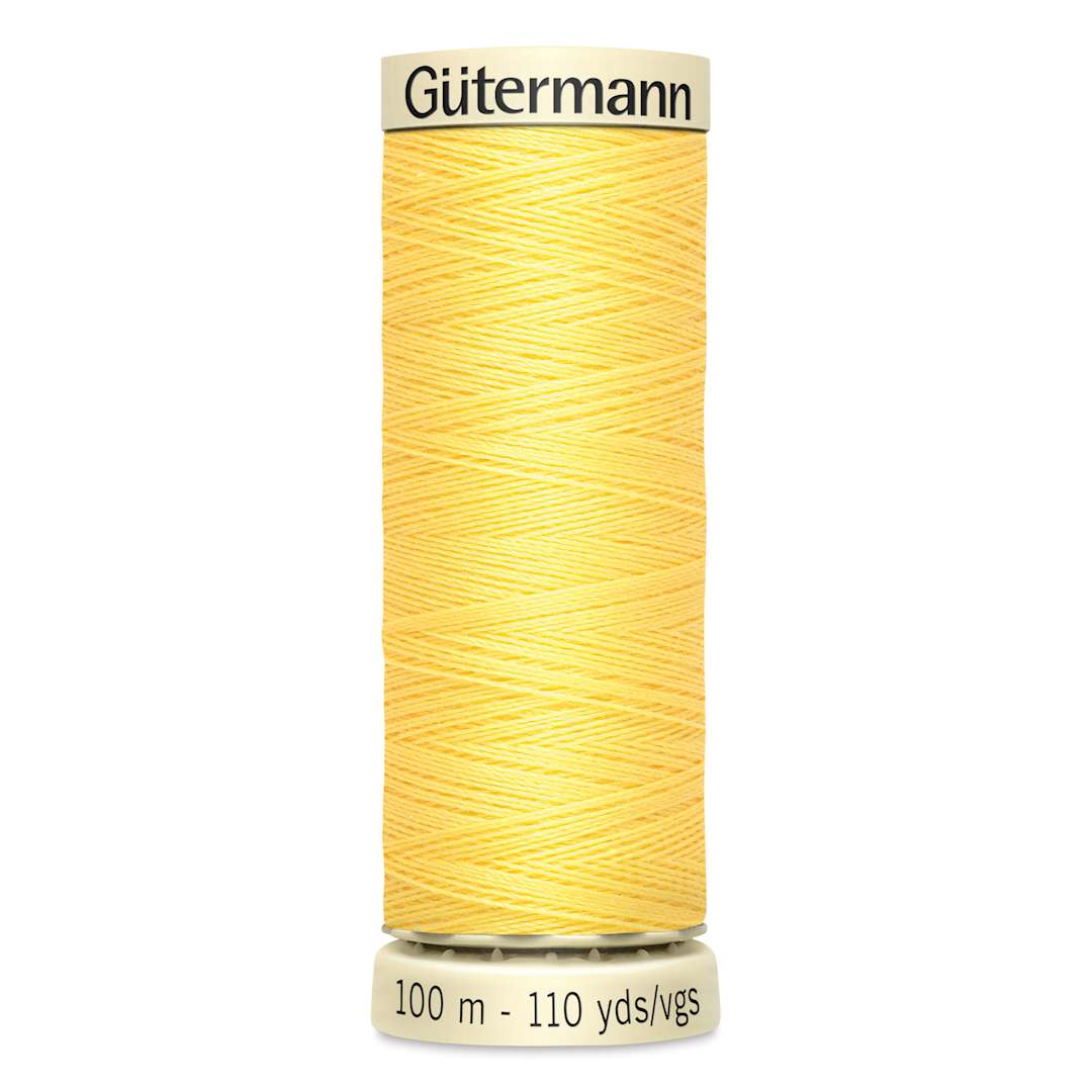 Open in modal - Gutermann Sew-All Polyester Thread - Lemon Peel, 110 yd Spool