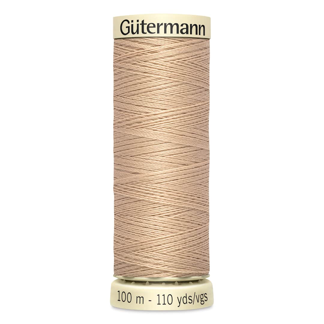 Open in modal - Gutermann Sew-All Polyester Thread - Flax, 110 yd Spool