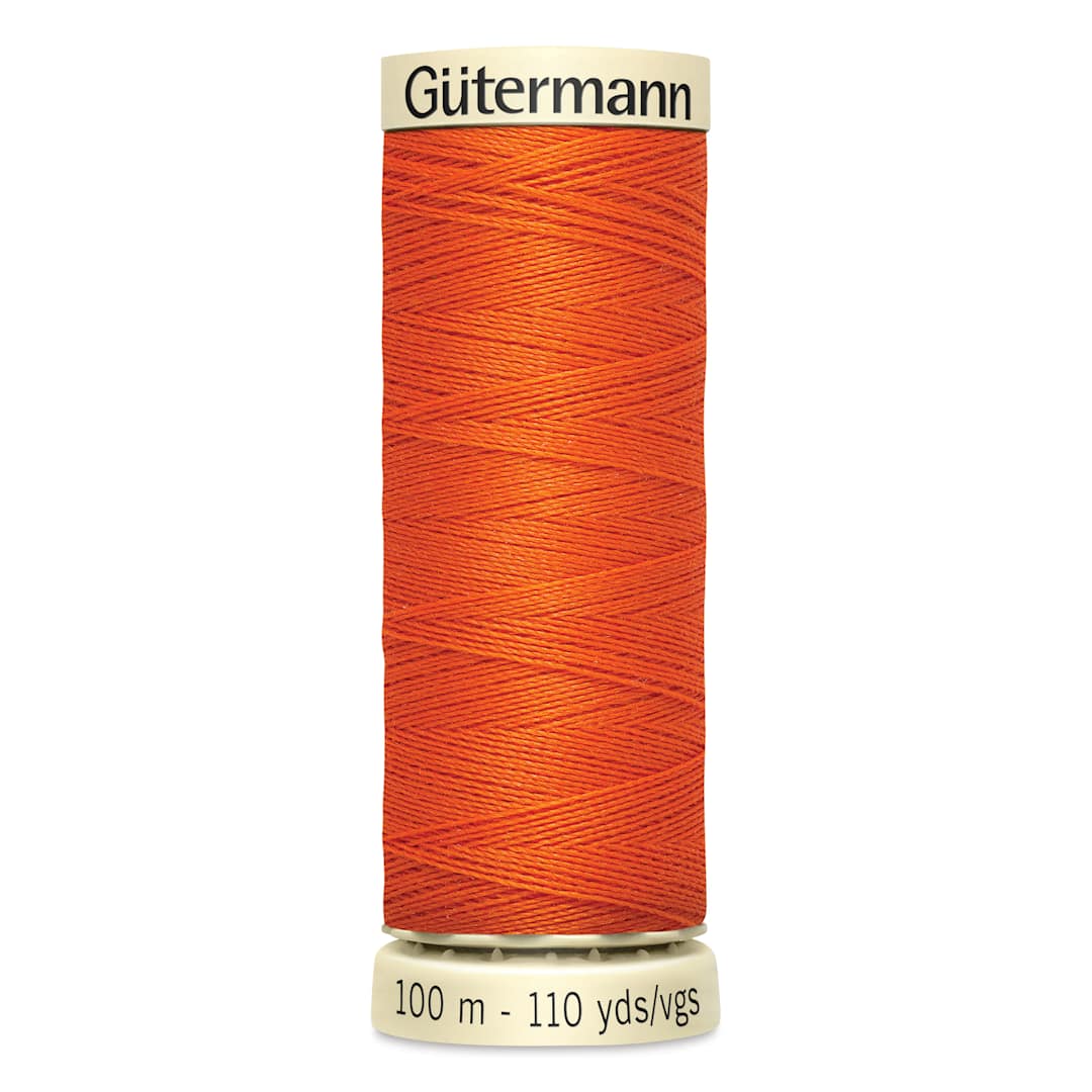 Open in modal - Gutermann Sew-All Polyester Thread - Orange, 110 yd Spool