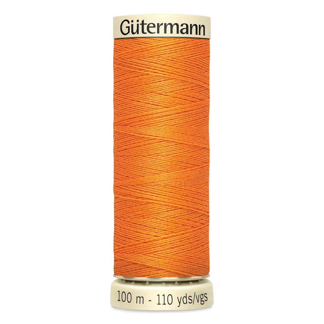 Open in modal - Gutermann Sew-All Polyester Thread - Tangerine, 110 yd Spool