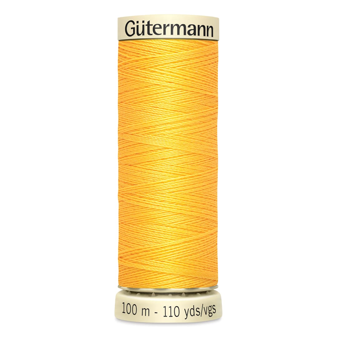 Open in modal - Gutermann Sew-All Polyester Thread - Saffron, 110 yd Spool