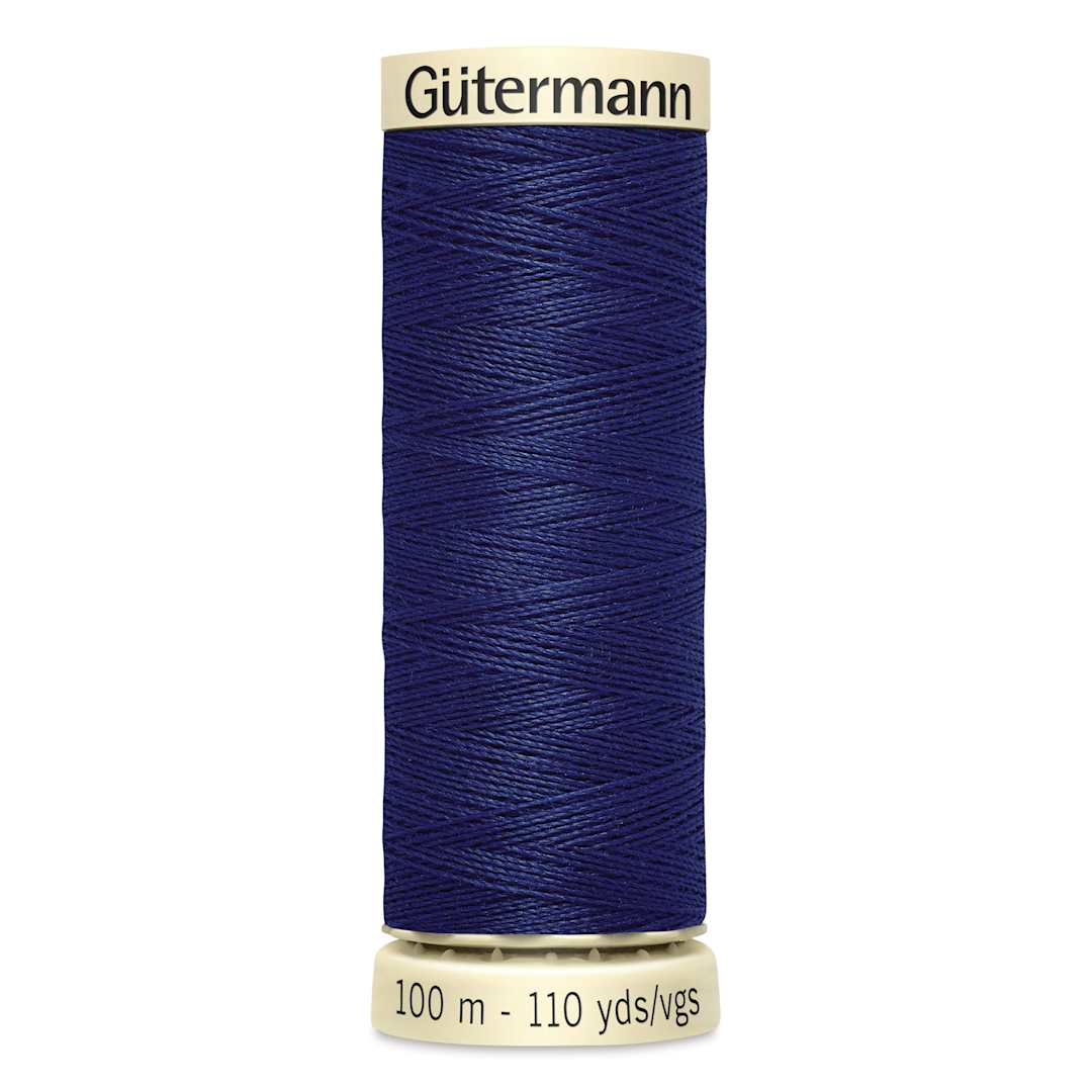 Open in modal - Gutermann Sew-All Polyester Thread - Brite Navy, 110 yd Spool
