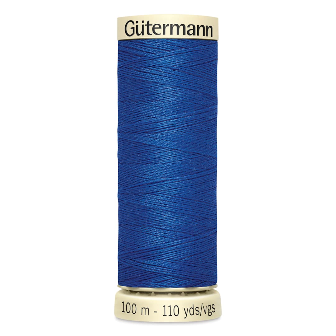 Open in modal - Gutermann Sew-All Polyester Thread - Cobalt Blue, 110 yd Spool