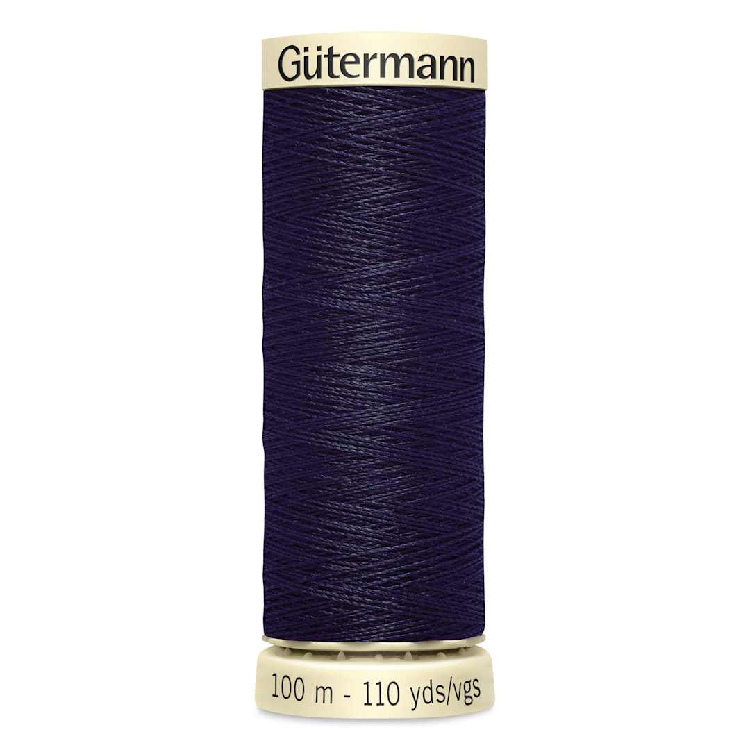 Open in modal - Gutermann Sew-All Polyester Thread - Dark Midnight, 110 yd Spool