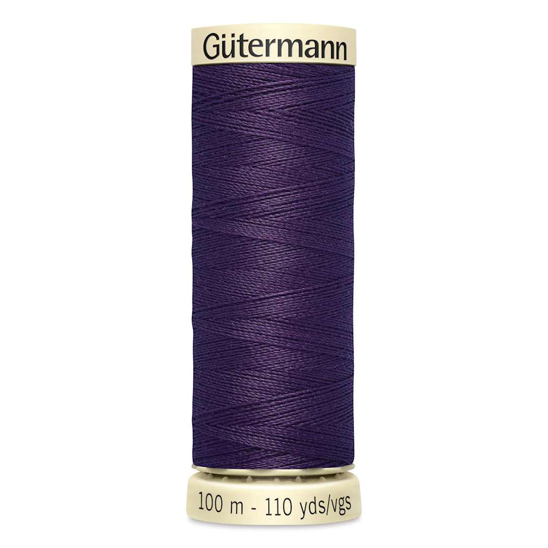 Open in modal - Gutermann Sew-All Polyester Thread - Dark Plum, 110 yd Spool