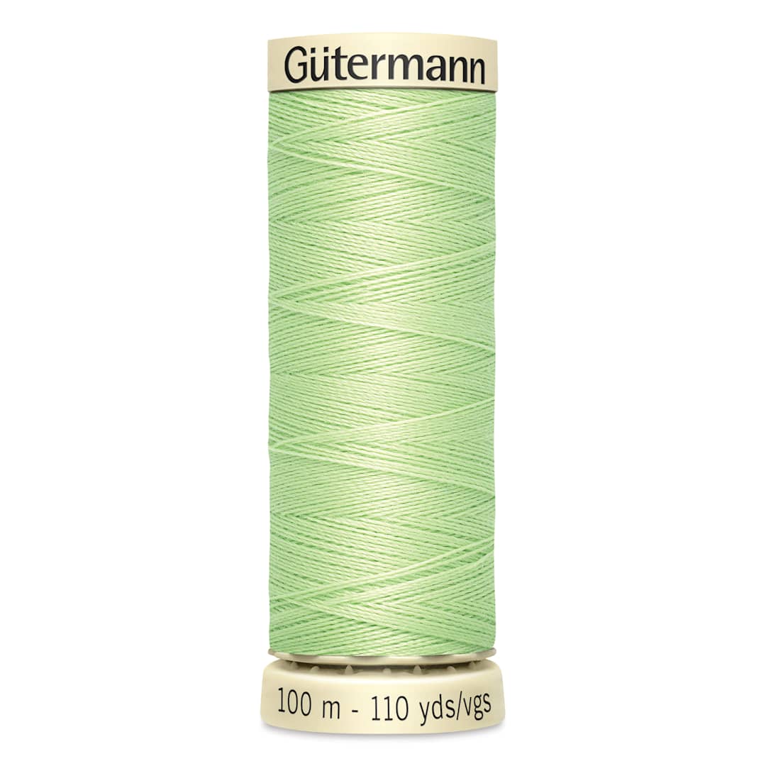 Open in modal - Gutermann Sew-All Polyester Thread - Light Green, 110 yd Spool