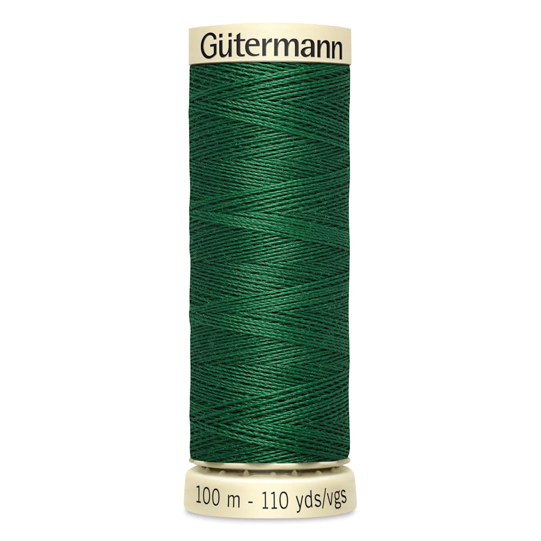 Open in modal - Gutermann Sew-All Polyester Thread - Green, 110 yd Spool