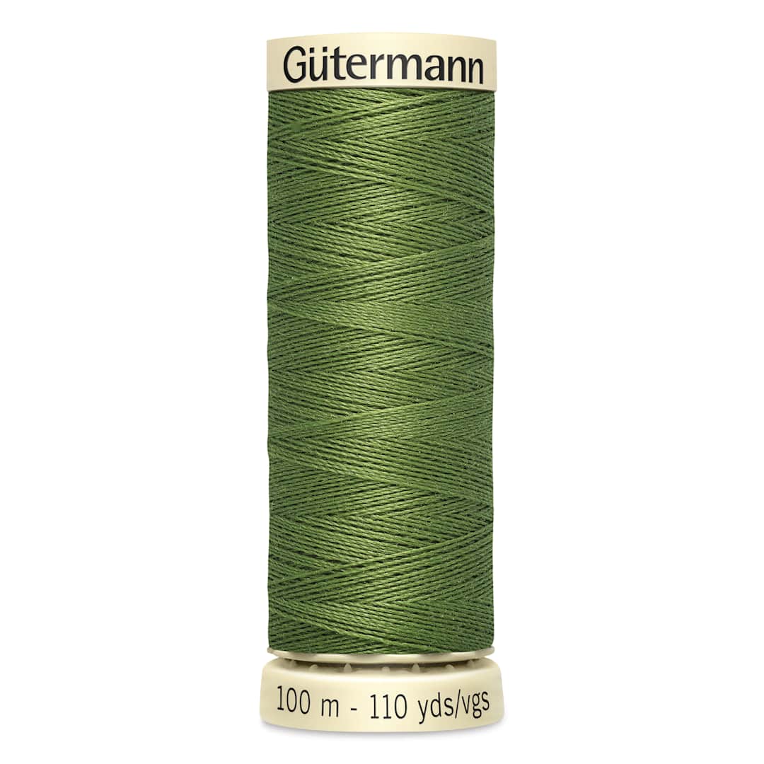 Open in modal - Gutermann Sew-All Polyester Thread - Moss Green, 110 yd Spool