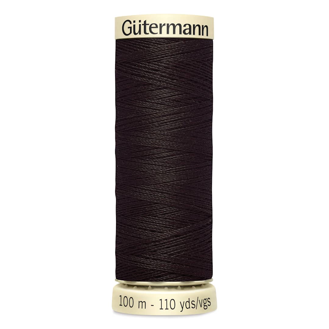 Open in modal - Gutermann Sew-All Polyester Thread - Brown, 110 yd Spool