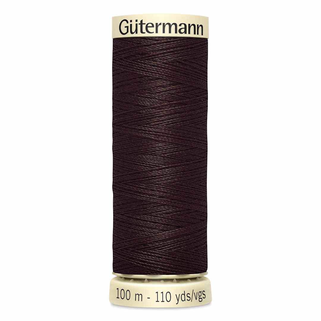 Open in modal - Gutermann Sew-All Polyester Thread - Walnut, 110 yd Spool