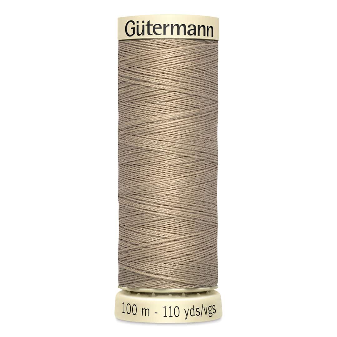 Open in modal - Gutermann Sew-All Polyester Thread - Khaki, 110 yd Spool