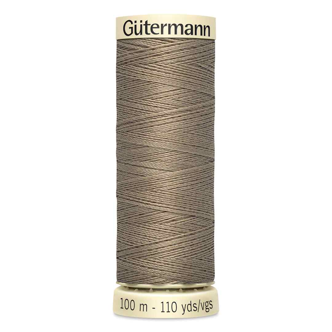 Open in modal - Gutermann Sew-All Polyester Thread - Light Fawn, 110 yd Spool