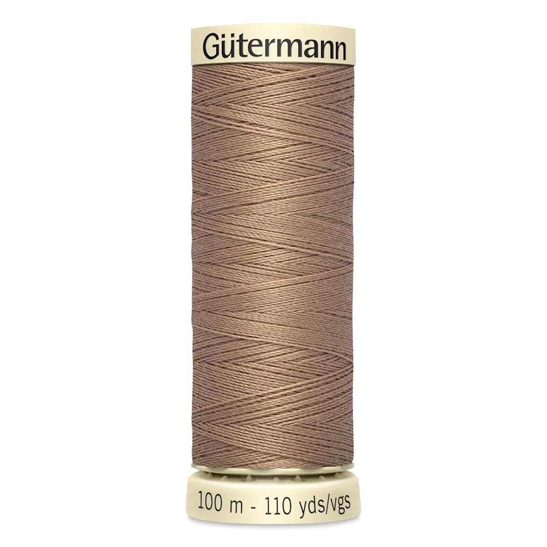 Open in modal - Gutermann Sew-All Polyester Thread - Tan, 110 yd Spool