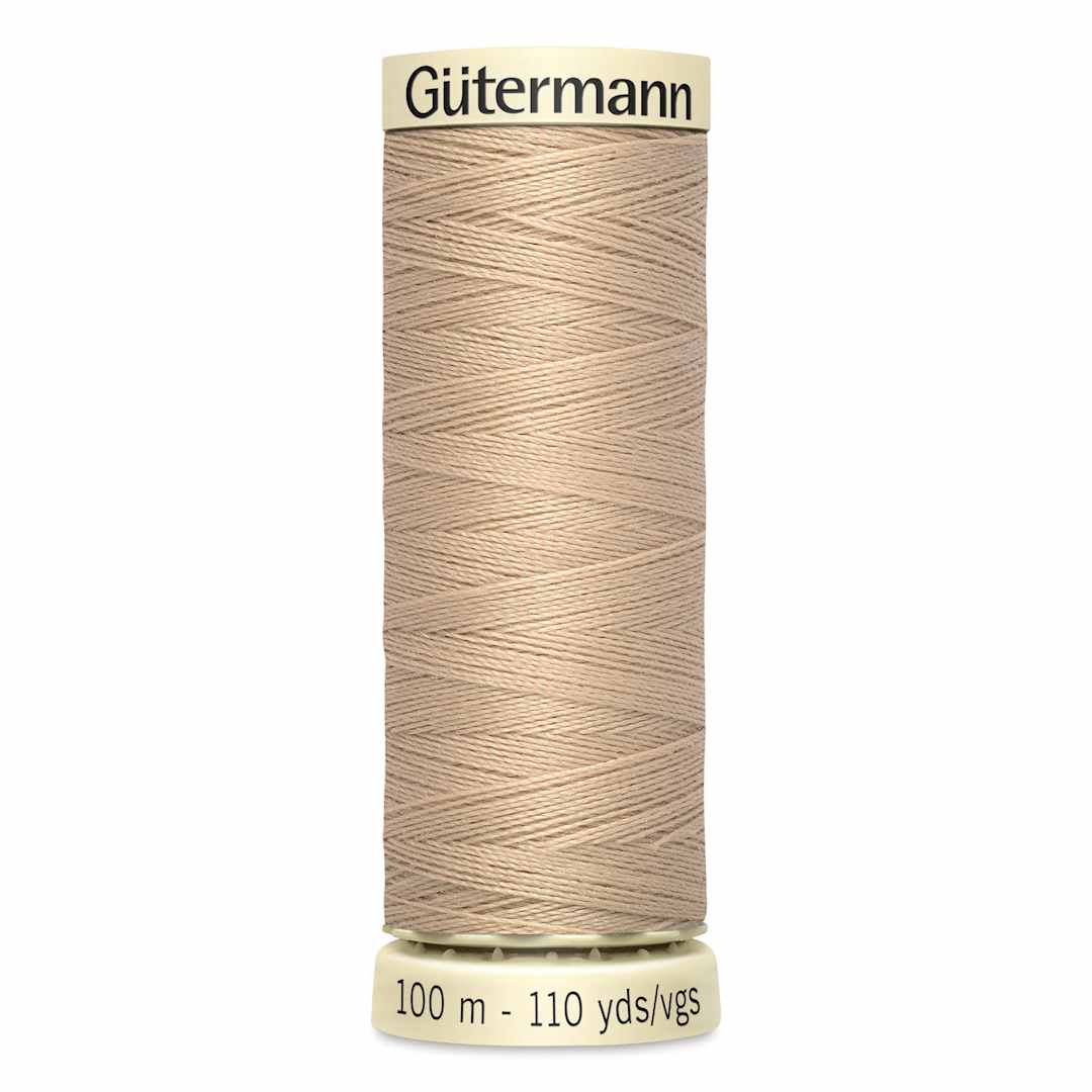 Open in modal - Gutermann Sew-All Polyester Thread - Ecru, 110 yd Spool
