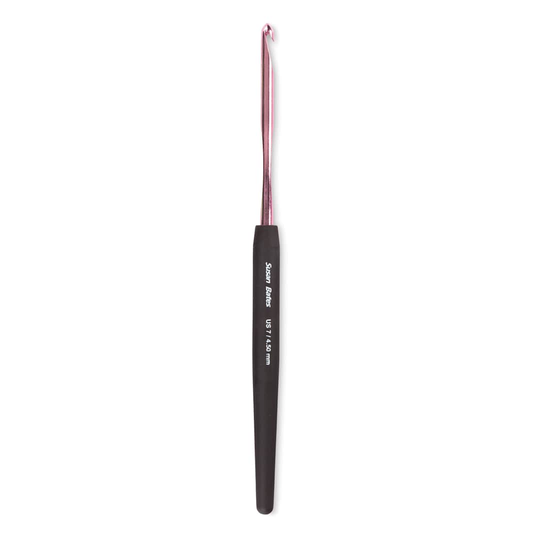 Open in modal - Susan Bates Ergonomic Crochet Hook - US 7, 4.5 mm