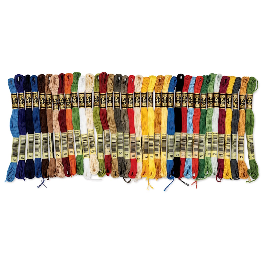 Open in modal - DMC Cotton Embroidery Floss - Home Decor, Set of 36 (Out of packaging)