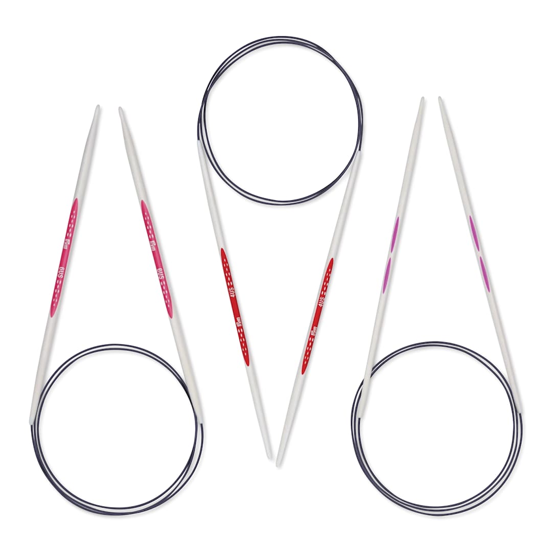 Open in modal - Prym Ergonomics Circular Knitting Needles, Set of 3