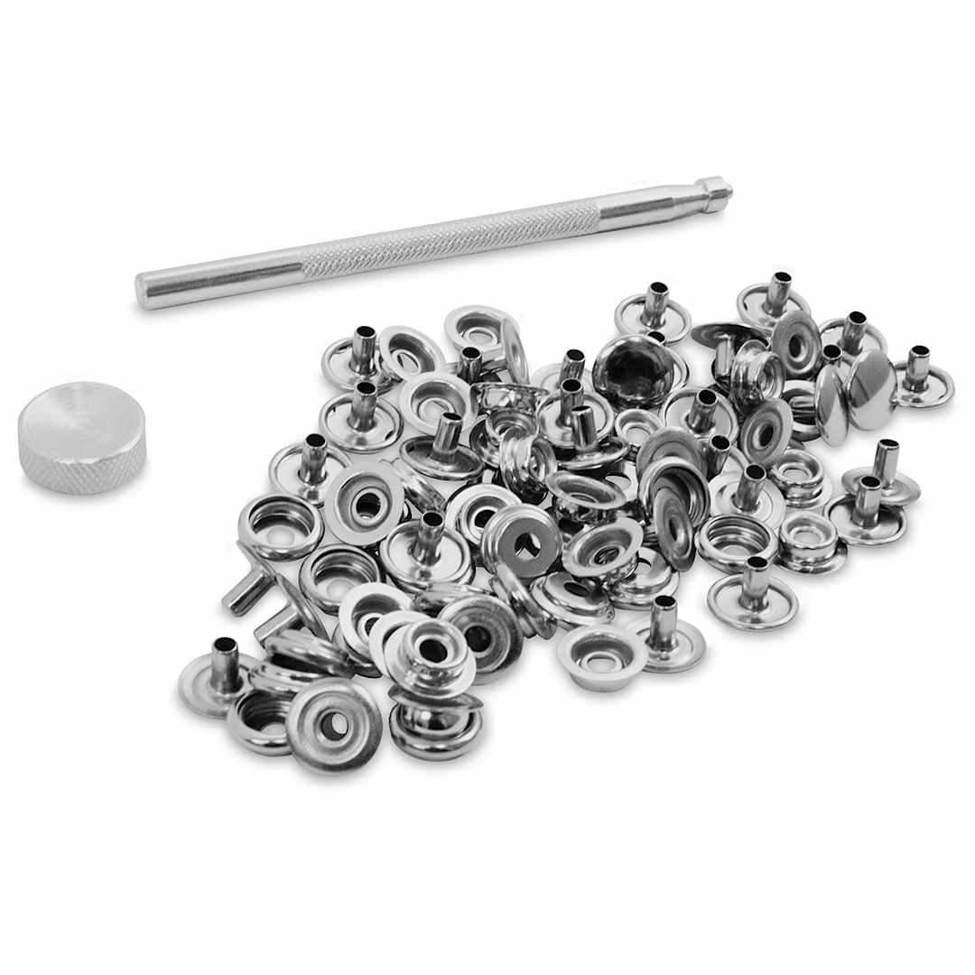 Open in modal - Realeather 20L Snap Setter Kit - Components of set shown

