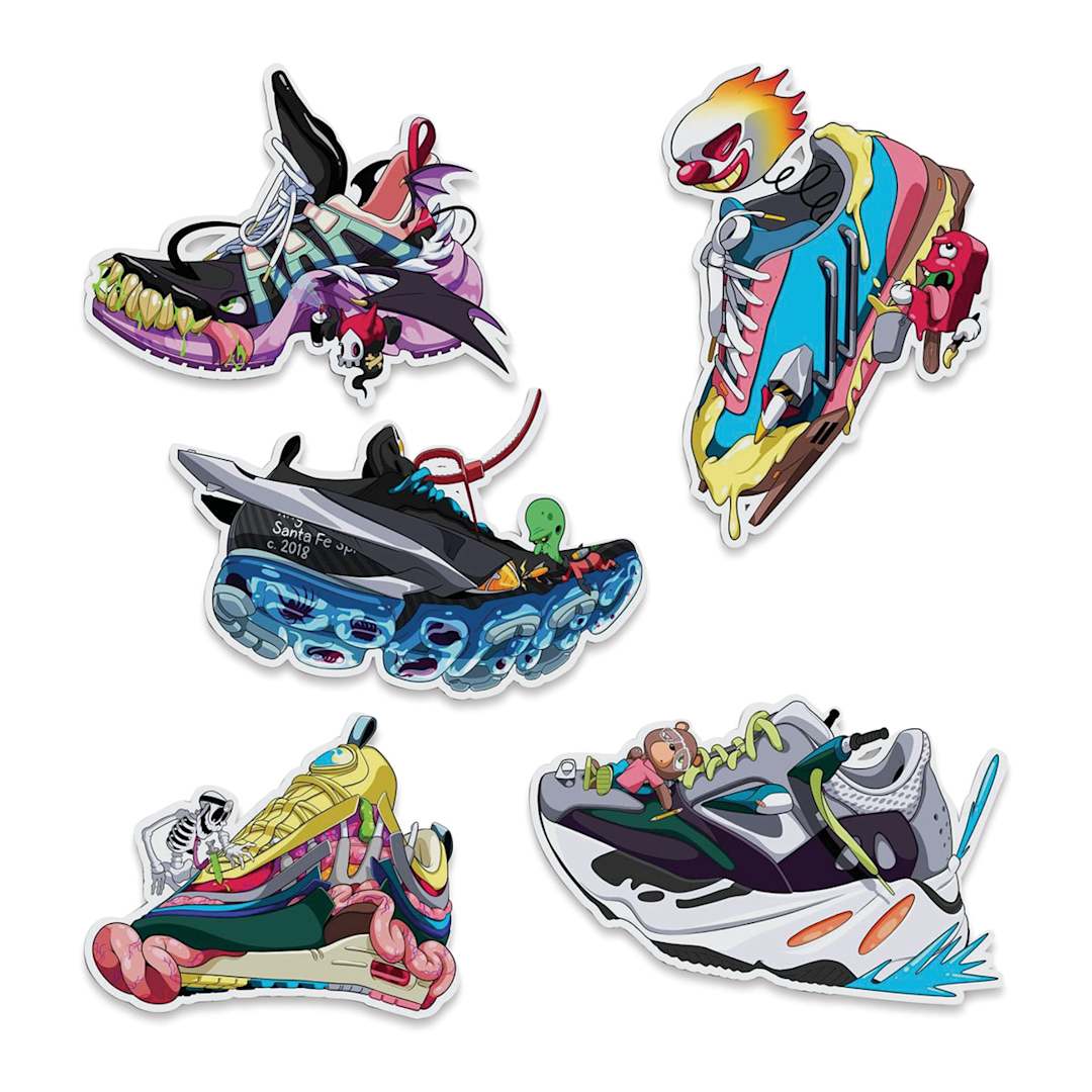 Open in modal - Angelus Sticker Pack - McFlyy, Set of 5