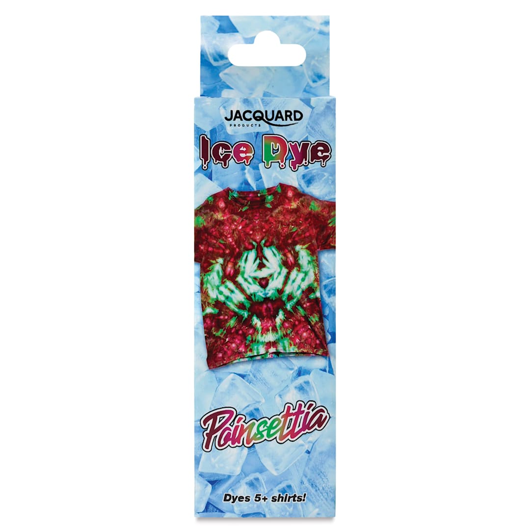 Open in modal - POINSETTIAJacquard Ice Dye Kit - Poinsettia front of packaging